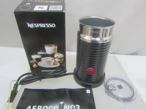 ★ミルクフォーマー・ネスカフェ ネスプレッソ「エアロチーノ3」Nescafe Nespresso 　 箱、説明書あり　※動作OK/長期保管現状品■60