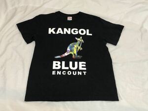 KANGOL×BLUE ENCOUNT ブルー・エンカウント コラボ　半袖Teeシャツ　BLUE ENCOUNT LIVE Tシャツ 黒 Sブルエン