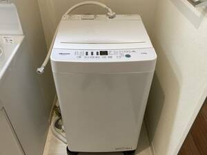 ★引取限定！洗濯機 Hisense ハイセンス 全自動電気洗濯機 HW-T45D 4.5kg 取扱説明書付 洗濯機 大阪★