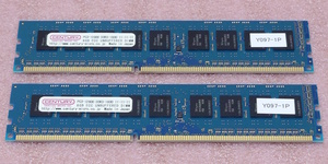 Φセンチュリーマイクロ CD8G-D3UE1600 2枚セット *PC3-12800E/DDR3-1600 SK hynixチップ ECC Unbuffered DDR3 UDIMM 16GB(8GB x2) 動作品