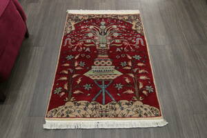 ヴィンテージラグ　パキスタン手織り絨毯　厚みのあるダブルノット　BUTT BROTHERS CARPETS　75cmx109m　＃159