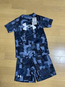 新品 アンダーアーマー　YXL 160cm 155cm 165cm パンツ　半袖Tシャツ　上下セット　短パン　キッズ　ジュニア