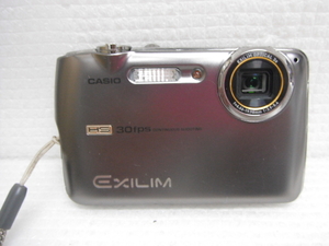CASIO カシオ EXILIM EX-FS10 コンパクトデジタルカメラ グレー デジカメ 動作確認済 定形外郵便全国一律250円 B6-A