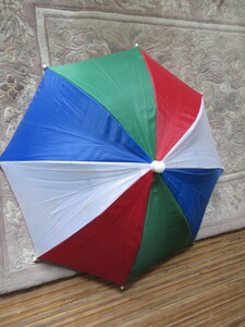 傘の帽子・折りたたみ式（日除け帽子キャップ