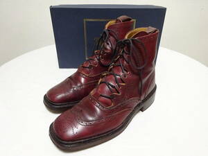 Tricker`s×JACK COLLECTION　トリッカーズ　フルブローグギリーブーツ　レザーシューズ　レディース　5.5-4　24cm位 箱付き