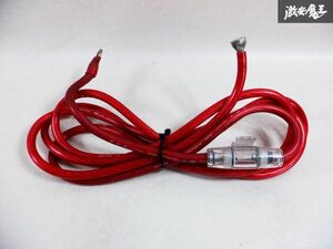 audio-technica オーディオテクニカ Plsma OFC POWER CABLE パワーケーブル TPC4 A4WG ヒューズホルダー付 ケーブル長さ約2m80cm 棚D8N