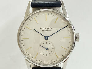 NOMOS ORION ORIA3GW2 309 27＊＊＊ シャンパンゴールド ノモス オリオン 手巻き 腕時計 ギャランティカード有