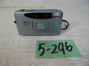 5-296♀Nikon/ニコン コンパクトフィルムカメラ Nikon Lens28㎜ F3.5 Macro AF600♀