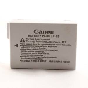 Canon　キャノン　純正　バッテリーパック LP-E8