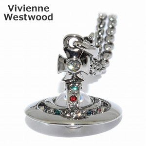 Vivienne Westwood （ヴィヴィアンウエストウッド） ペンダント ネックレス 63020098 S001 Petite Orb Pendant オーブ ガンメタル アクセサ