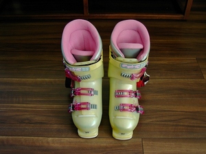 〔中古〕G-GIRLS FCX ROSS レディース スキー ブーツ 靴 サイズ25cm 日本製 白×ピンク