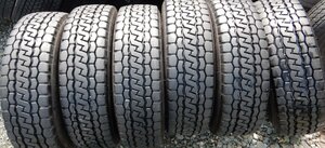 6本価格★パT8119■225/70R16 117/115L LT BRIDGESTONE ECOPIA M812 2022年 ミックス★条件付送料無料★地山 トラック バリ山 イボ付き！