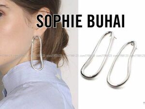 保管品7.3万《SOPHIE BUHAI》大ぶり シルバー ピアスSV925 Arp Earrings ソフィー ブハイ フープ マルティニーク martinique 訳アリ