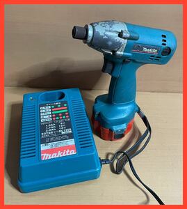 CO23-3.63 Makita/マキタ 充電式インパクトドライバ 6914D 充電器 DC1209 現状品