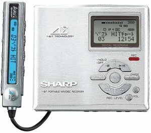 SHARP アウヴィ MD-DR7-S MDプレーヤー (シルバー)(中古品)