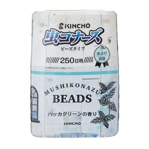 KINCHO　虫コナーズ　ビーズタイプ　250日用　ハッカグリーンの香り　限定品　10個セット 送料無料