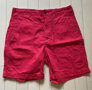 ENGINEERED GARMENTS Fatiuge Short size S《エンジニアドガーメンツ》ファティーグ ショート 赤 RED