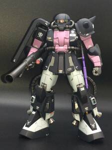 MG 1/100 MS-06R-1A 黒い三連星 高機動型ザクⅡ (マッシュ搭乗機) 塗装済完成品 機動戦士ガンダム MSV　ガンプラ