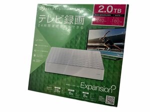 新品 未使用品 ELECOM エレコム TB＆PC 外付けハードディスク expansion SGD-MX020UWH 2.0TB ホワイト 本体 USB3.1(Gen1)対応 大容量