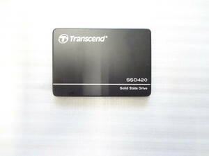 Transcend　純正2.5インチSSD　SSD420 TS64GSSD420K　64GB　SATA3　中古動作品