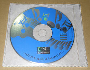 ★E-MU ESI-32 PRODUCTION SOUND SET CD 02 SOUND LIBRARY (CD DATA STORAGE)★
