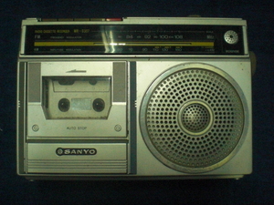 昭和レトロ　SANYO　サンヨー　ラジカセ　MR-G307（3033）