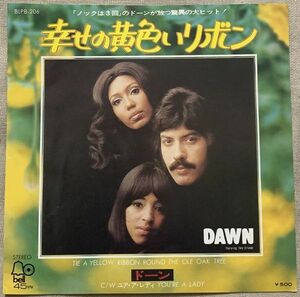 シングル ドーン 幸せの黄色いリボン ユア・ア・レディ Dawn Tie a Yellow Ribbon Round the Ole Oak Tree You