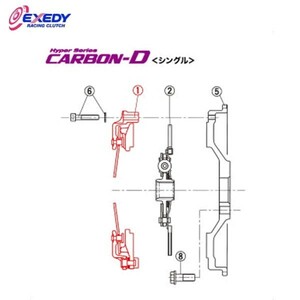 EXEDY エクセディ CH32S カーボンDシングル ZH02SDMC1 (1)C.COVER ASSY RX-8