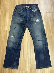 ★送料込み! リーバイス　LEVI‘S LOT44501 大戦モデル復刻ダメージリメイクリペア加工　W32★