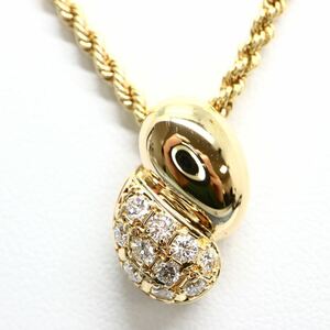 POLA jewelry(ポーラジュエリー)《K18(750)天然ダイヤモンドネックレス》M 約9.9g 約50cm 0.30ct diamond necklace jewelry EI9/FA1