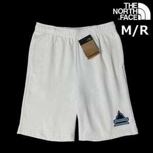 1円～!売切!【正規新品】THE NORTH FACE◆TNF NOV SHORT ショートパンツ スウェット US限定 ワッペン 1966 スポーツ 登山(M/R)白 190110-23