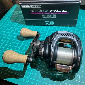 ダイワ ジリオン TW HLC 1516SHL 箱あり 左ハンドル ZILLION SHL DAIWA コルクノブ付き SLP 