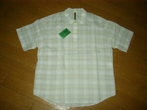 新品 フラボア FRAPBOIS ポロシャツ 2 薄手 半袖 チェックシャツ 定価14000円