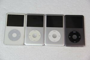 Apple iPod classic 第5世代/7世代本体ジャンクまとめて4個セット 30GB/80GB/160GB