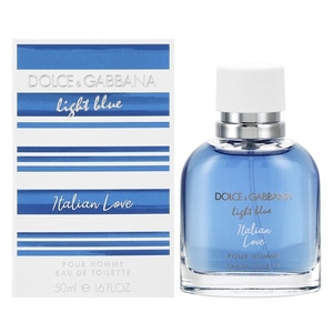 ドルチェ＆ガッバーナ ライトブルー イタリアンラブ プールオム EDT・SP 50ml 香水 フレグランス LIGHT BLUE ITALIAN LOVE POUR HOMME