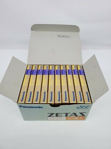 未使用 DCCテープ パナソニック ZETAS RT-D75 10本セット デジタルコンパクトカセットテープ