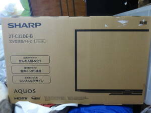 SHARP 32V型 液晶ハイビジョンテレビ AQUOS 2T-C32DE-B