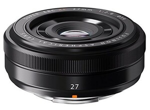 FUJIFILM 単焦点広角レンズ XF27mmF2.8 B ブラック