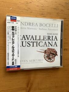 ＜国内盤＞ボチェッリ/マスカーニ「カヴァレリア・ルスティカーナ」