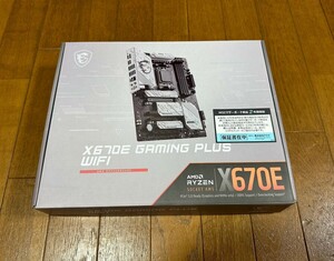 即決あり　X670E GAMING PLUS WiFi マザーボード 初期不良修理済み