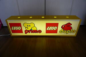 ★処分値下げ！入手困難品★店舗什器 非売品★レゴ LEGO★大型 蛍光灯 電飾 看板 インテリアライト★