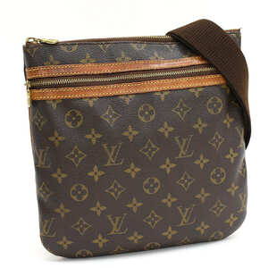 1円 ◆良品 LOUIS VUITTON ルイヴィトン ショルダーバッグ ポシェットボスフォール M40044 モノグラム ブラウン◆E.Cmrm.lA-16