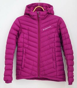 北欧Peak Performance ライトダウンジャケット フロストダウン Frost Down Hood Jacket　赤紫　レディース海外M　日本L相当