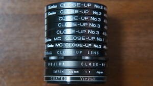 [49mm] Kenko PENTAX FUJICA等 (MC) CLOSE UP No.1 No.2 No.3 クローズアップフィルター 580円/枚