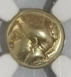 古代ギリシャ　イオニア BC387-BC326 １/6スターテル NGC VF 管理番号 N00-00-14