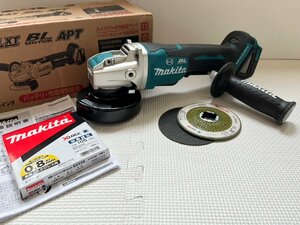 ■ 美品 makita マキタ GA420D 100ｍｍ 充電式ディスクグラインダ 18Ｖ A-70409 砥石付 電動工具 動作品 ★