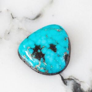 Lone Mountain Turquoise ローン マウンテン ターコイズ 7ct 彫金 シルバー アクセサリー インディアン ジュエリー ウエスタン #820