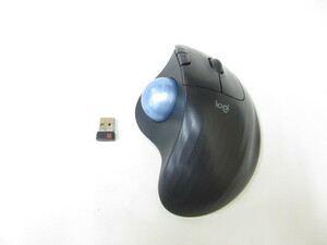 4D487SZ◎Logicool ロジクール ERGO M575S ワイヤレスマウス トラックボール レシーバー付き Bluetooth 動作品◎中古