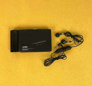 ●希少 AIWA HS-PL77 アイワ カセットプレーヤー cassetteboy カセットボーイ 電池ボックス イヤホン●