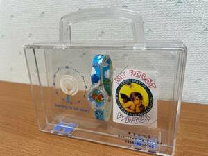 KIDDIE WATCH MY FIRST WATCH オリジナルケース 説明書・保証書 付き 未使用 青山 WING CLUB 子供用時計 BABY WATCH 飛行機　ビンテージ